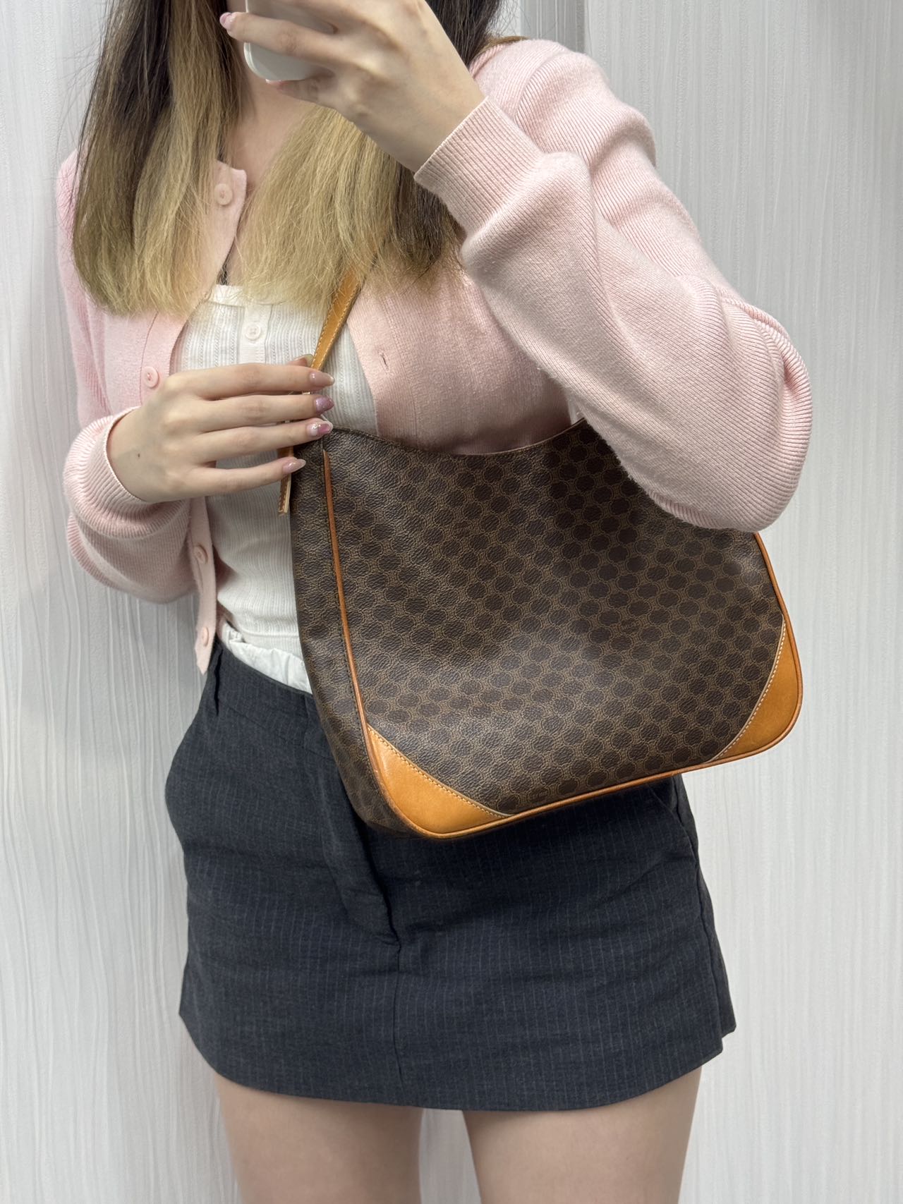 Celine Macadam Shoulder Bag [Pre-Owned]