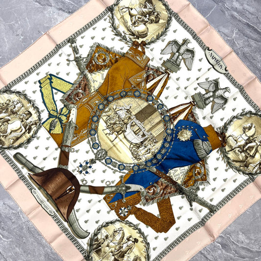 Hermès 90 Scarf "Napoleon" [Pre-Owned]
