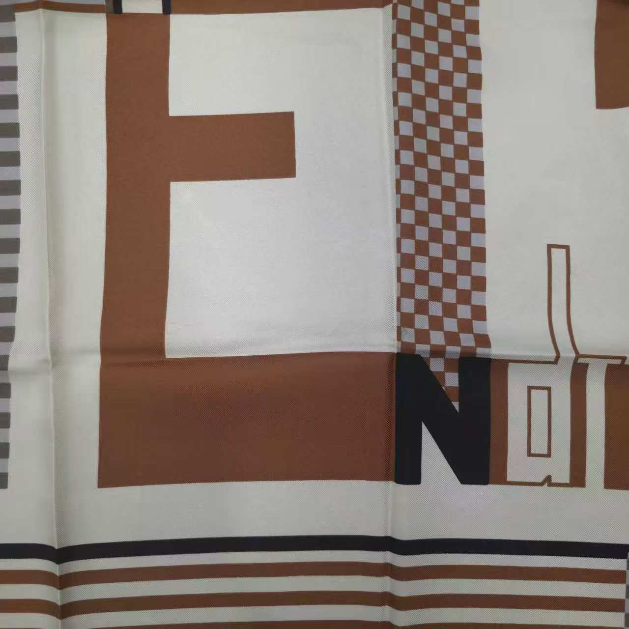 FENDI Silk Scarf [Pre-Owned]