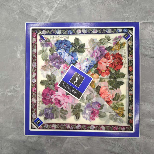 YSL 3-Piece Silk Scarf Set [Pre-Owned]