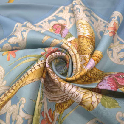Ferragamo Rare Animal Series Silk Scarf [Pre-Owned]