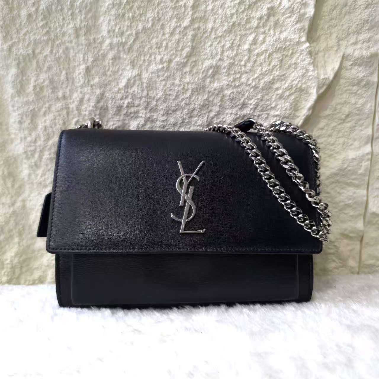 YSL サンセット ショルダーバッグ【中古】