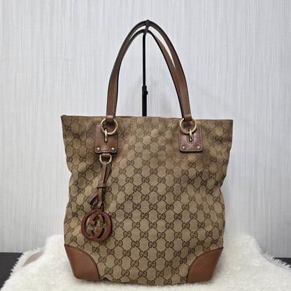 Gucci Monogram Tote Bag [Pre-Owned]