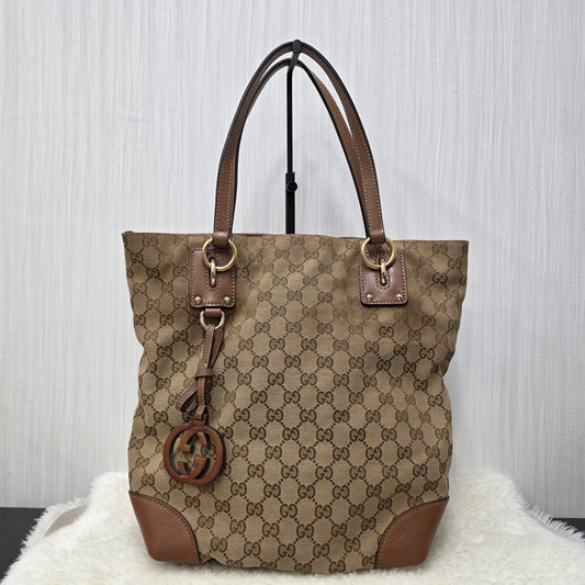 Gucci Monogram Tote Bag [Pre-Owned]