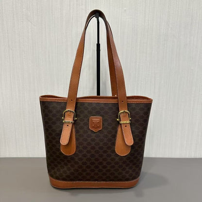 CELINE Classic Macadam Basket Bag [Pre-Owned]