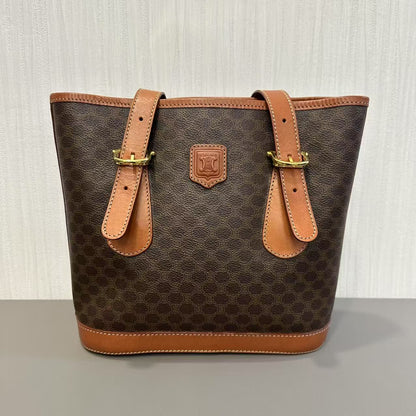 CELINE Classic Macadam Basket Bag [Pre-Owned]