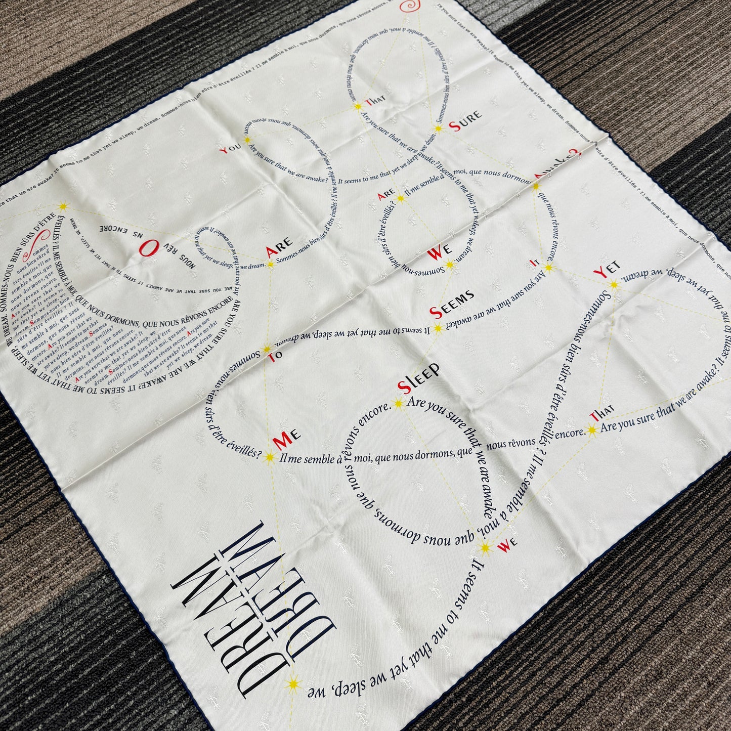 エルメス 70 "Rêve" スカーフ【中古】