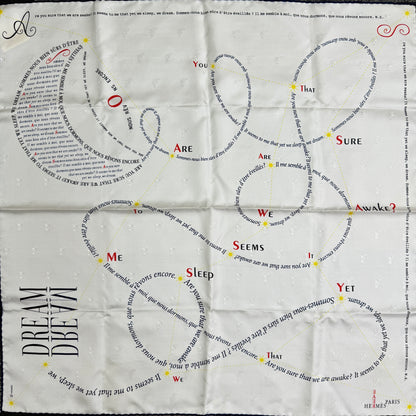 エルメス 70 "Rêve" スカーフ【中古】