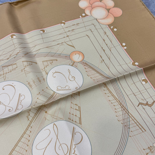 HERMÈS 90 "La Musique des Spheres" Scarf [Pre-Owned]