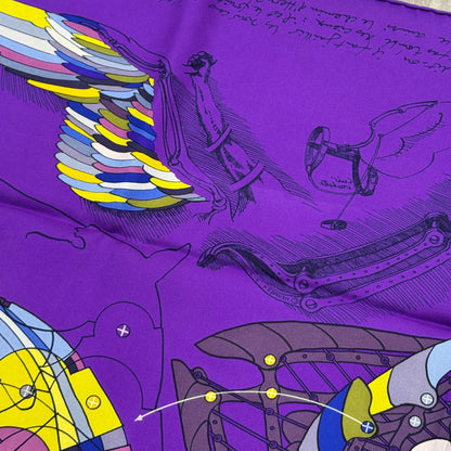 HERMÈS 90 "Le Pegase d' Hermes" Scarf [Pre-Owned]