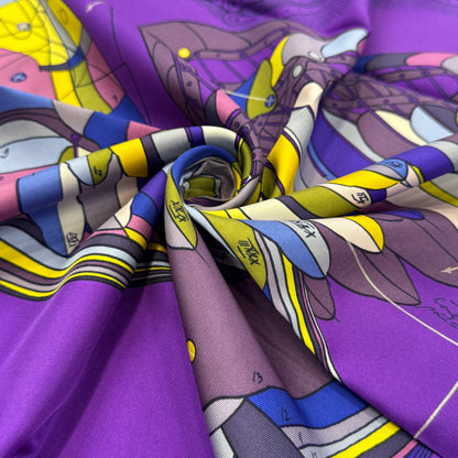 HERMÈS 90 "Le Pegase d' Hermes" Scarf [Pre-Owned]