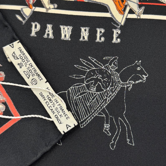 HERMÈS 45 "Chief of the Pawnee" Scarf [Pre-Owned]