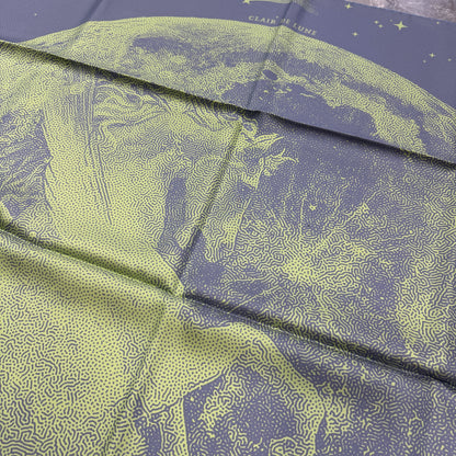 HERMES 90 "clairde lune" Scarf [Pre-Owned]