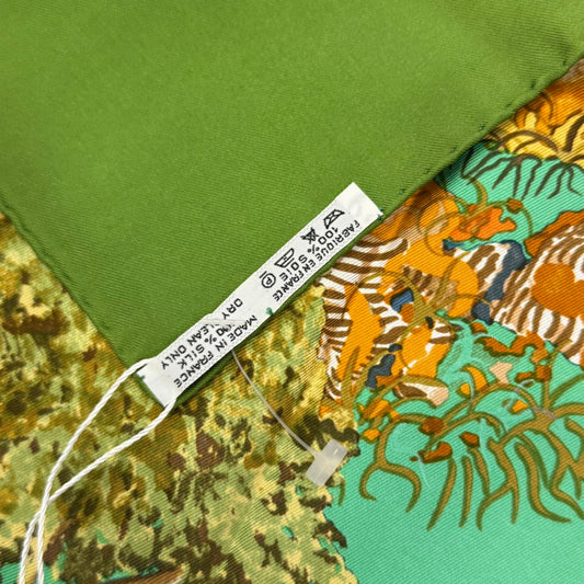 HERMÈS 90 Scarf "Nuba Mountain" [Pre-Owned]