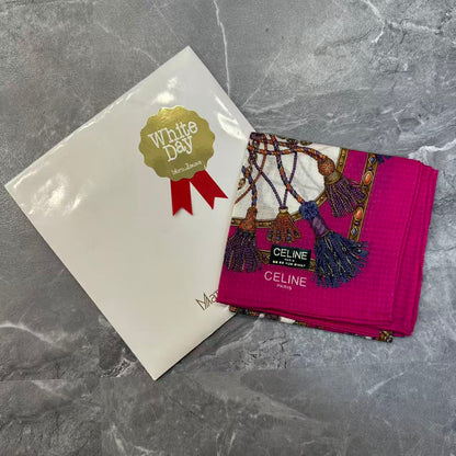 CELINE Silk Scarf [Pre-Owned]