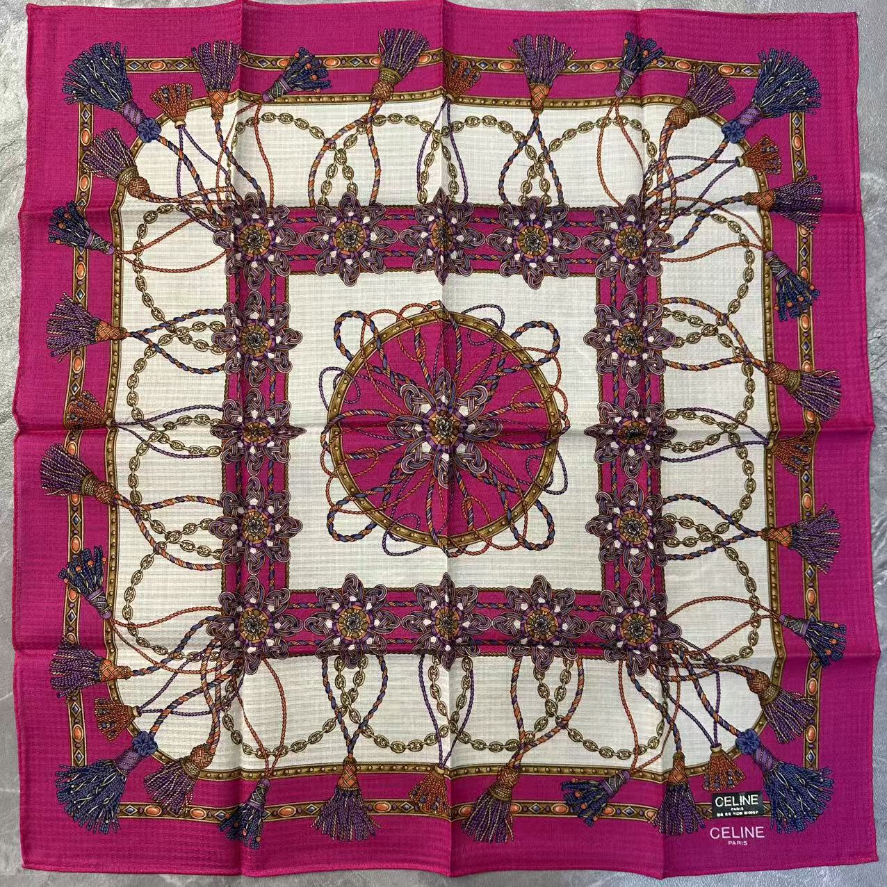 CELINE Silk Scarf [Pre-Owned]
