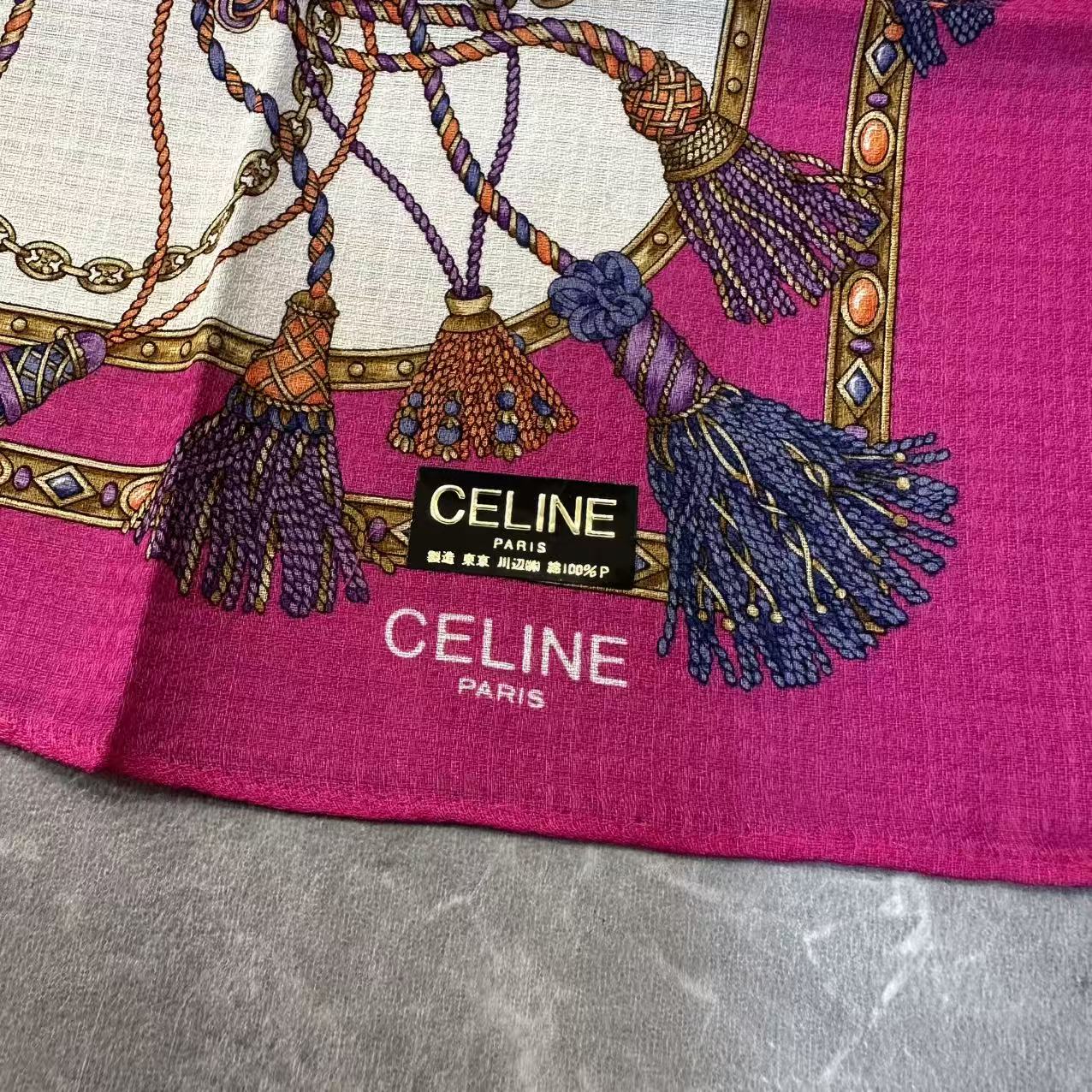 CELINE Silk Scarf [Pre-Owned]