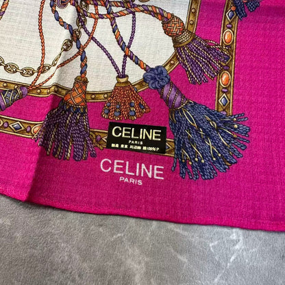 CELINE Silk Scarf [Pre-Owned]