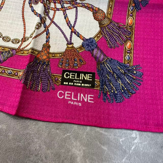 CELINE Silk Scarf [Pre-Owned]