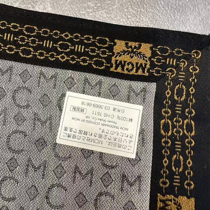 MCM シルクスカーフ【中古】