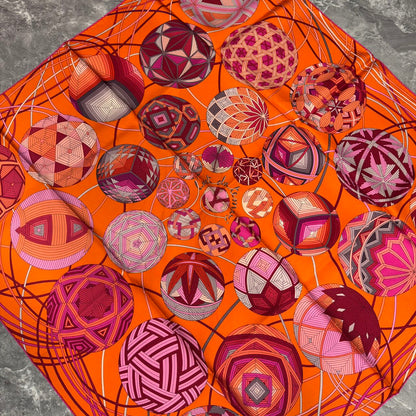 HERMÈS 90 Scarf "L'Art du Temari" [Pre-Owned]