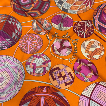 HERMÈS 90 Scarf "L'Art du Temari" [Pre-Owned]