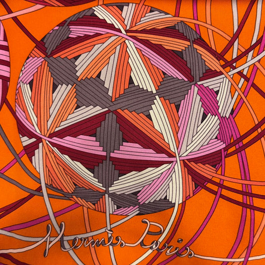 HERMÈS 90 Scarf "L'Art du Temari" [Pre-Owned]