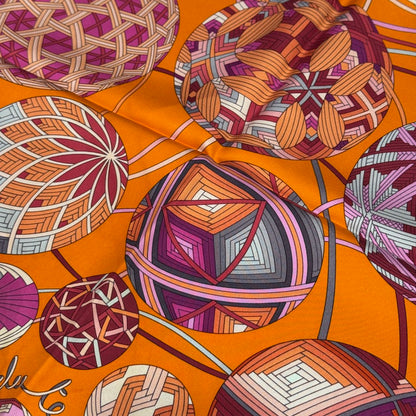 HERMÈS 90 Scarf "L'Art du Temari" [Pre-Owned]
