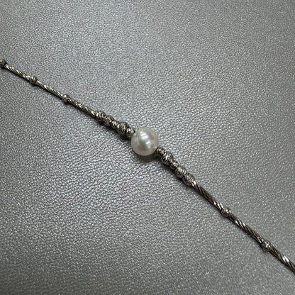 Akoya Pearl Silver Bracelet [Pre-Owned]