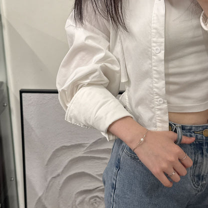Akoya Pearl Silver Bracelet [Pre-Owned]