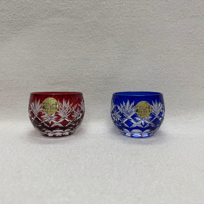 KAGAMI 江戸切子 冷酒グラス 【中古】