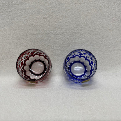 KAGAMI 江戸切子 冷酒グラス 【中古】