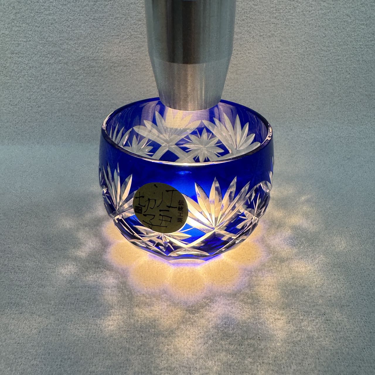 KAGAMI 江戸切子 冷酒グラス 【中古】