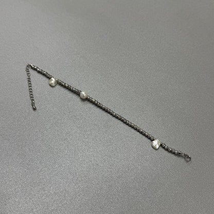 Akoya Pearl Silver Bracelet [Pre-Owned]