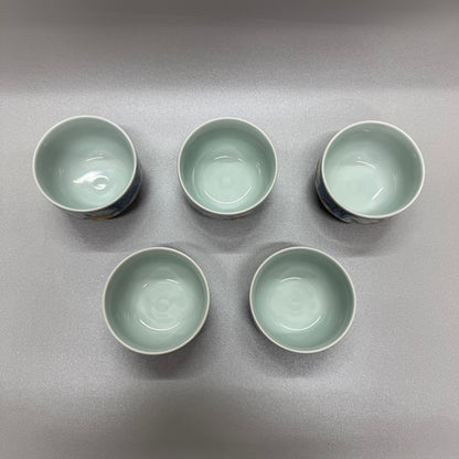日本製 ティーカップ 5個セット【中古】