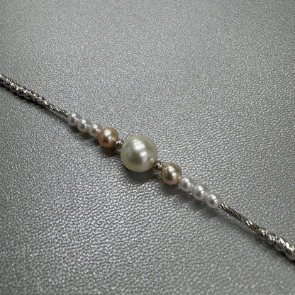Akoya Pearl Silver Bracelet [Pre-Owned]