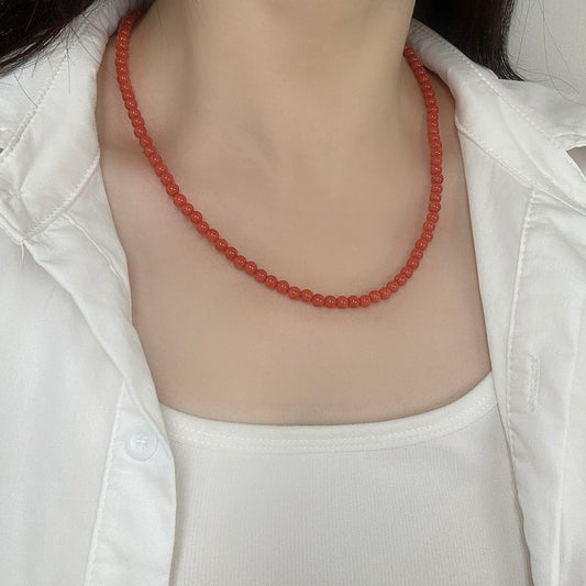 Sardine Coral Necklace [Pre-Owned]