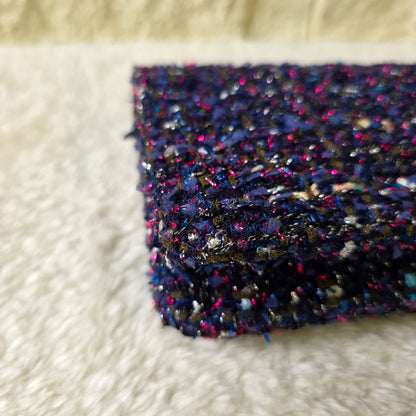 CHANEL Purple Tweed WOC Chain Bag [Pre-Owned]