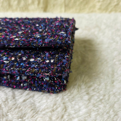 CHANEL Purple Tweed WOC Chain Bag [Pre-Owned]
