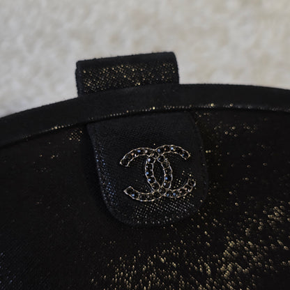 CHANEL Rabbit Fur & Crystal Evening Bag [Pre-Owned]