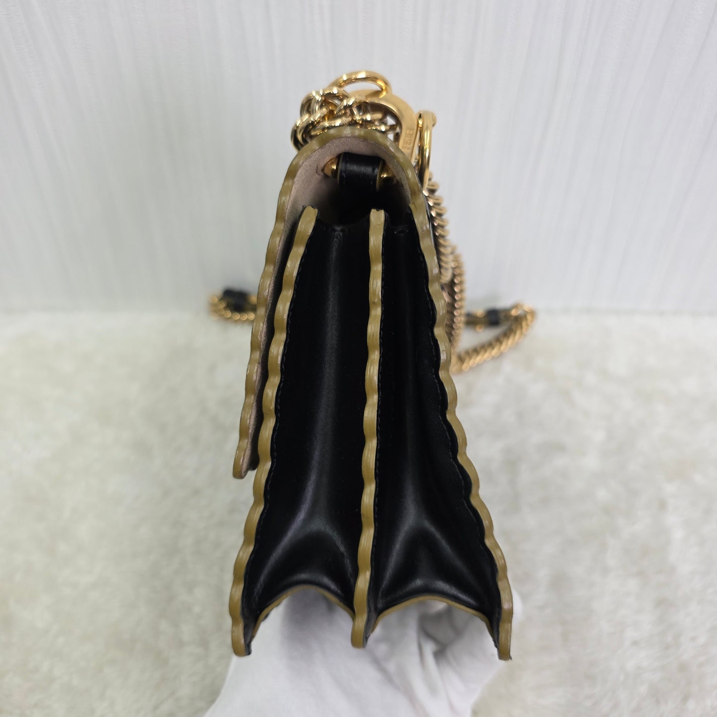 Fendi 荷叶边小方包 [二手] 