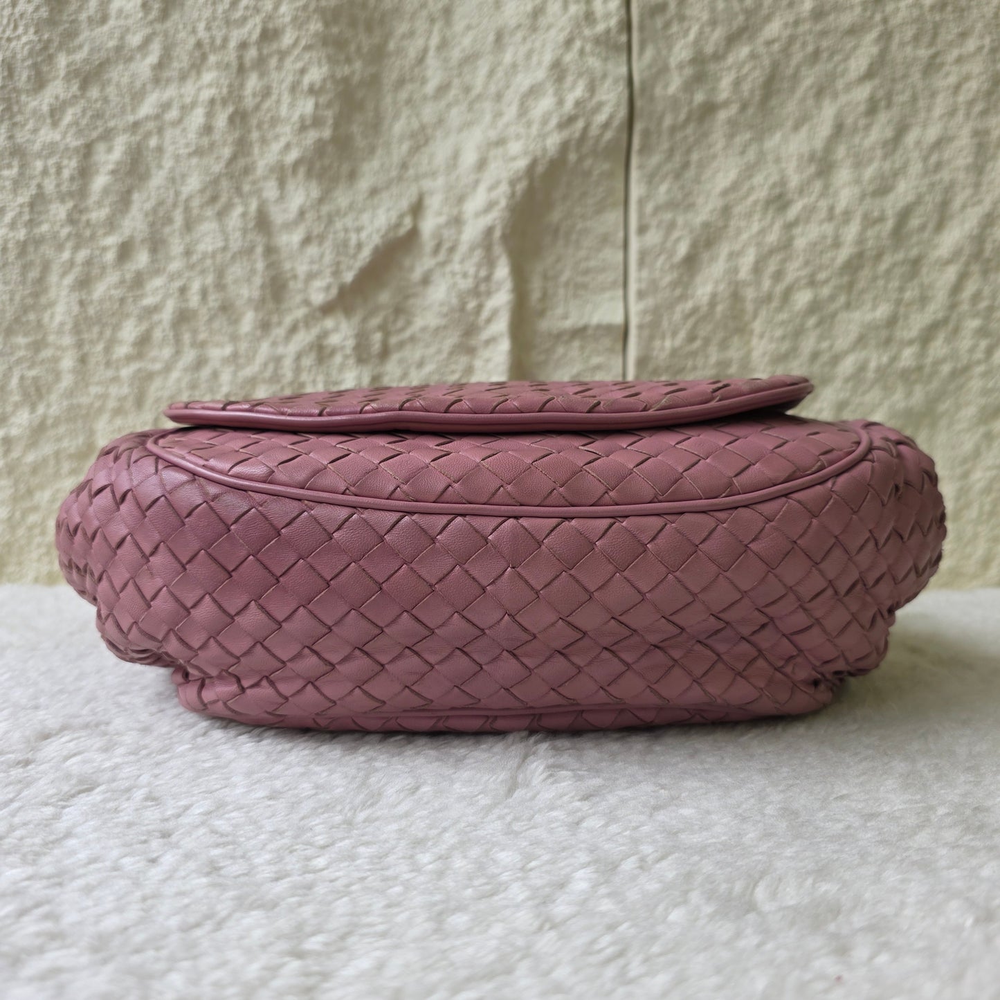 Bottega Veneta Pink Intrecciato Dumpling Bag [Pre-Owned]