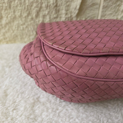 Bottega Veneta Pink Intrecciato Dumpling Bag [Pre-Owned]