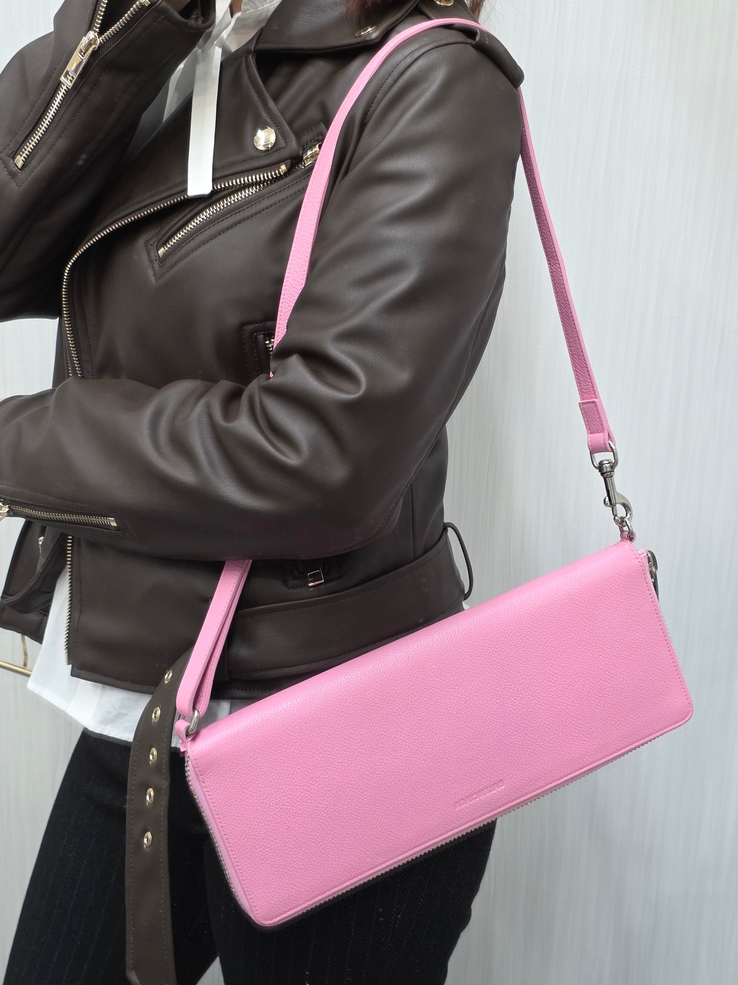 BALENCIAGA Cherry Blossom Pink Baguette Bag [Pre-Owned]