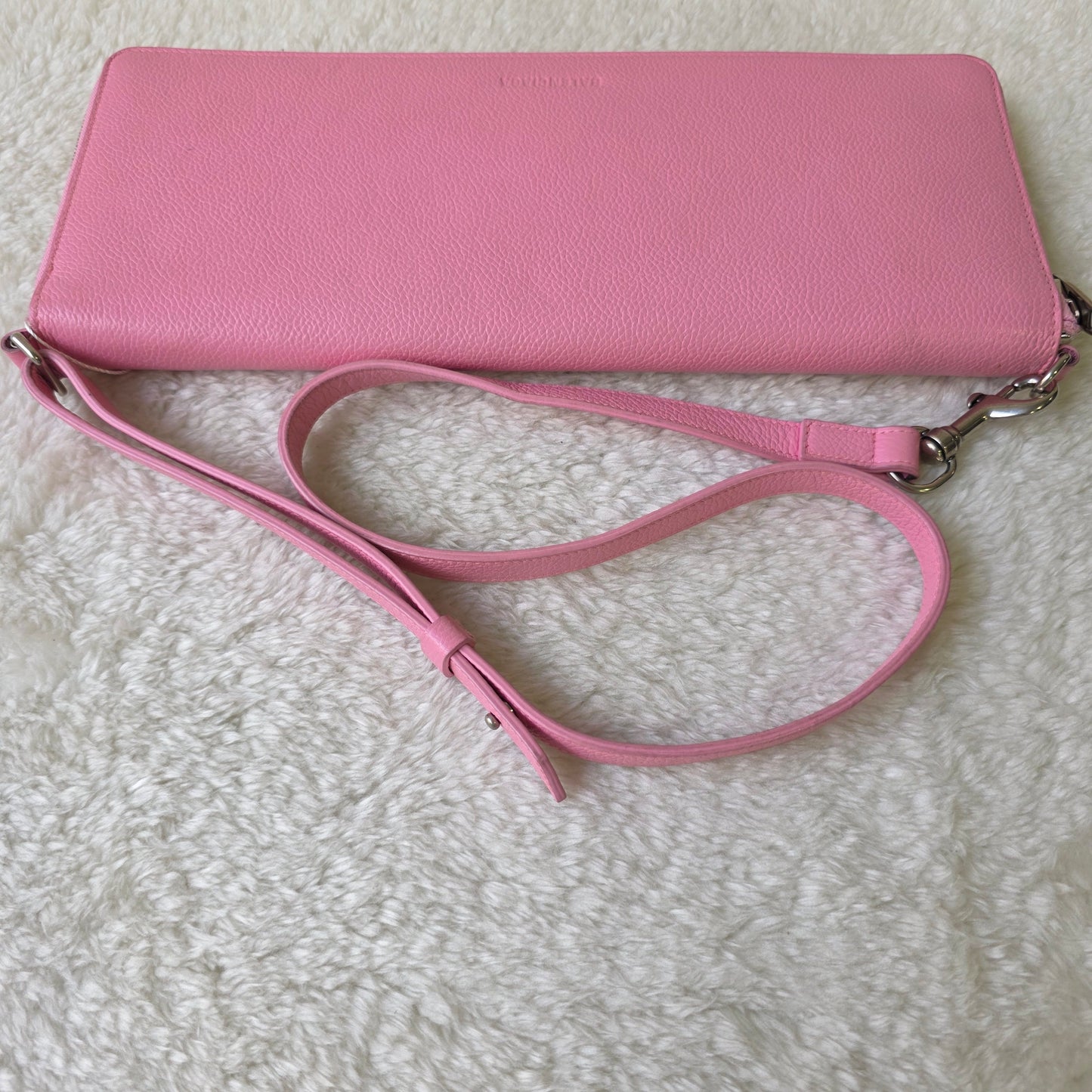 BALENCIAGA Cherry Blossom Pink Baguette Bag [Pre-Owned]