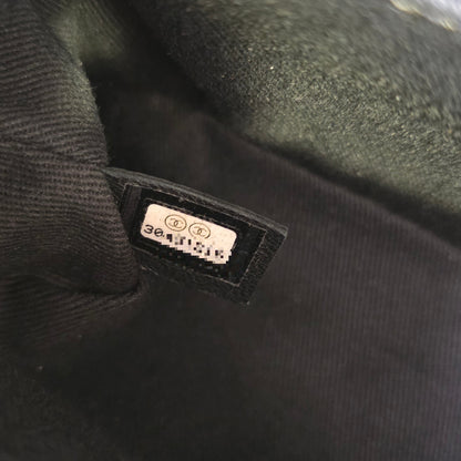 CHANEL Black Caviar Leather Top Handle Bag [Pre-Owned]