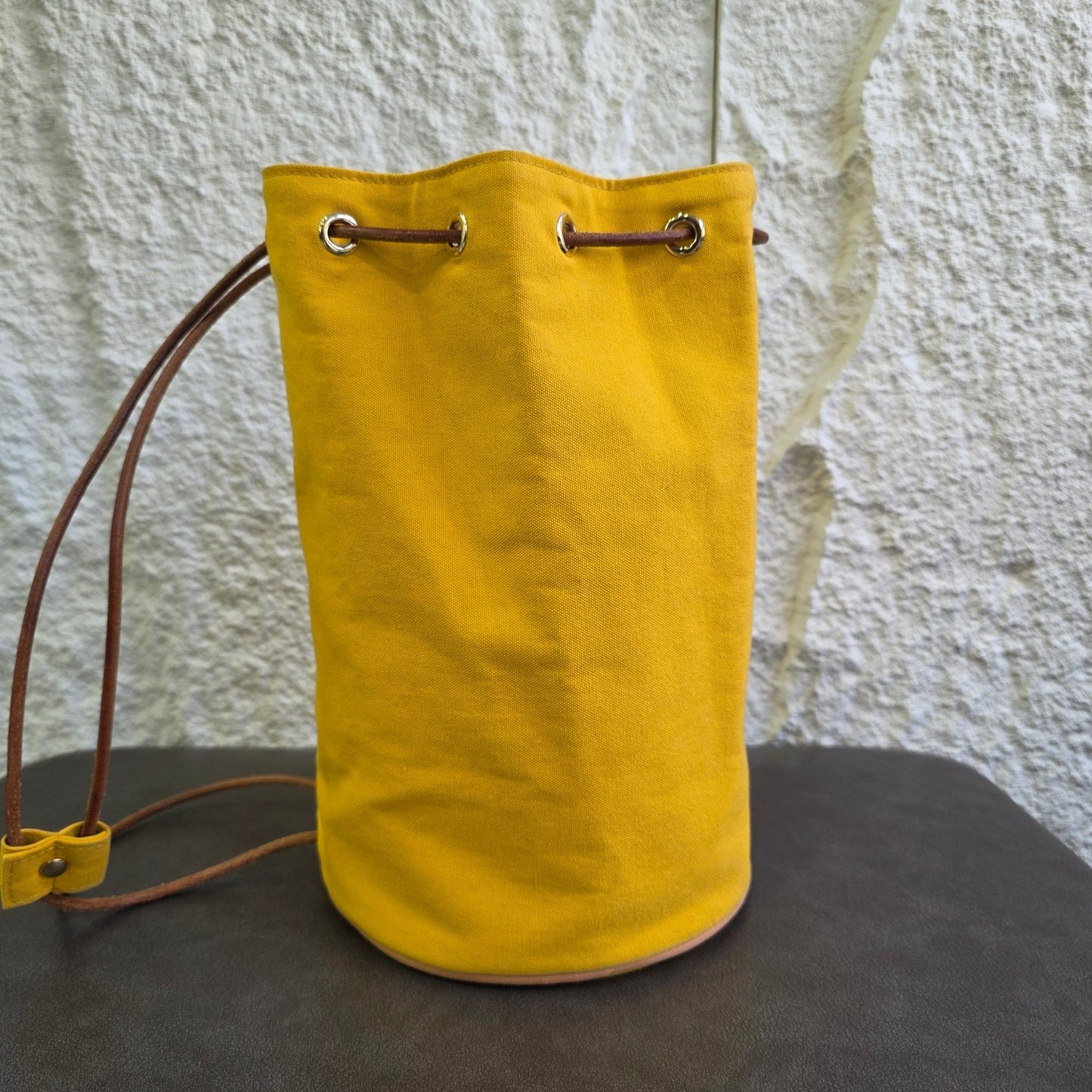 HERMES Canvas Bucket Bag [Pre-Owned]