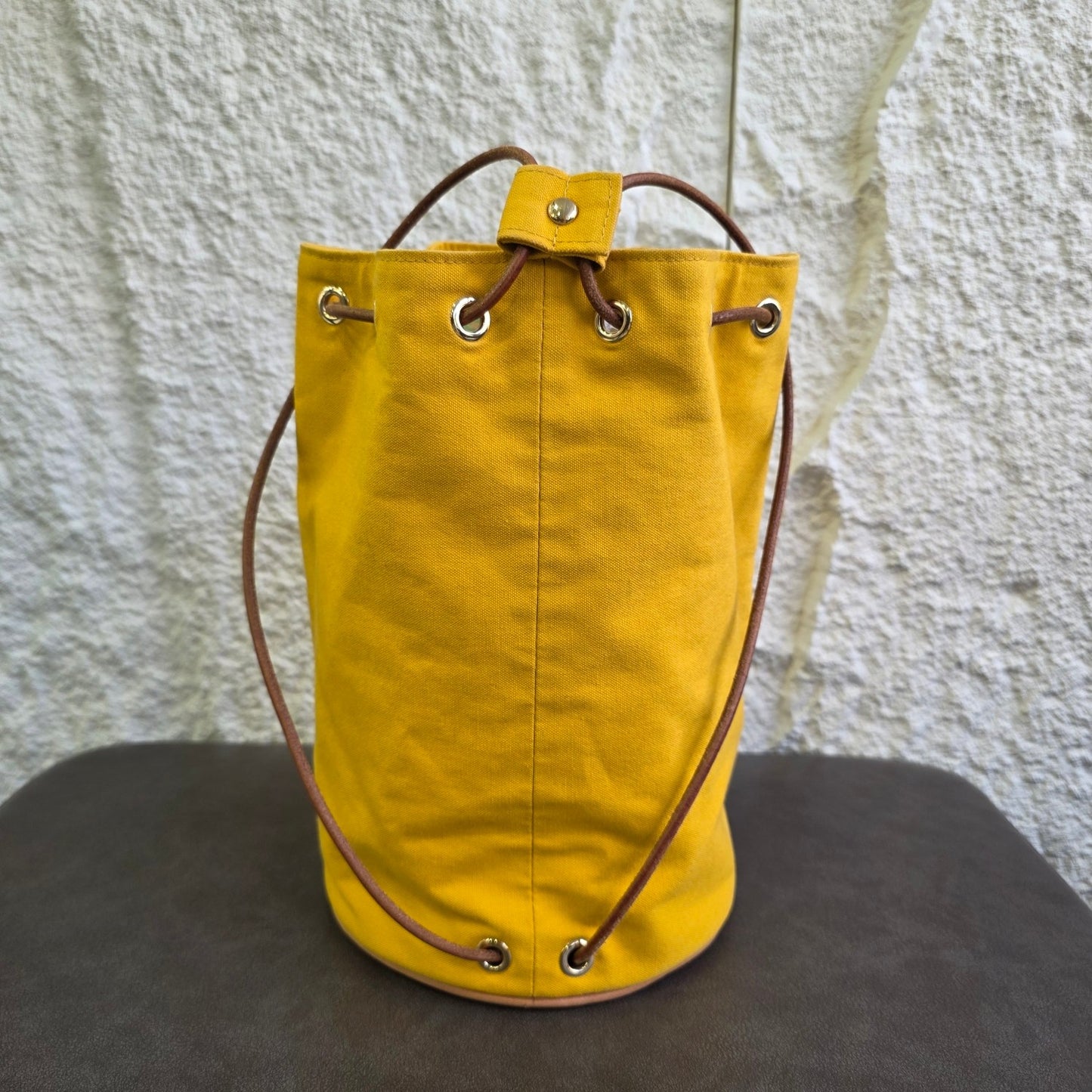 HERMES Canvas Bucket Bag [Pre-Owned]