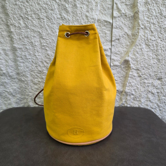 HERMES Canvas Bucket Bag [Pre-Owned]