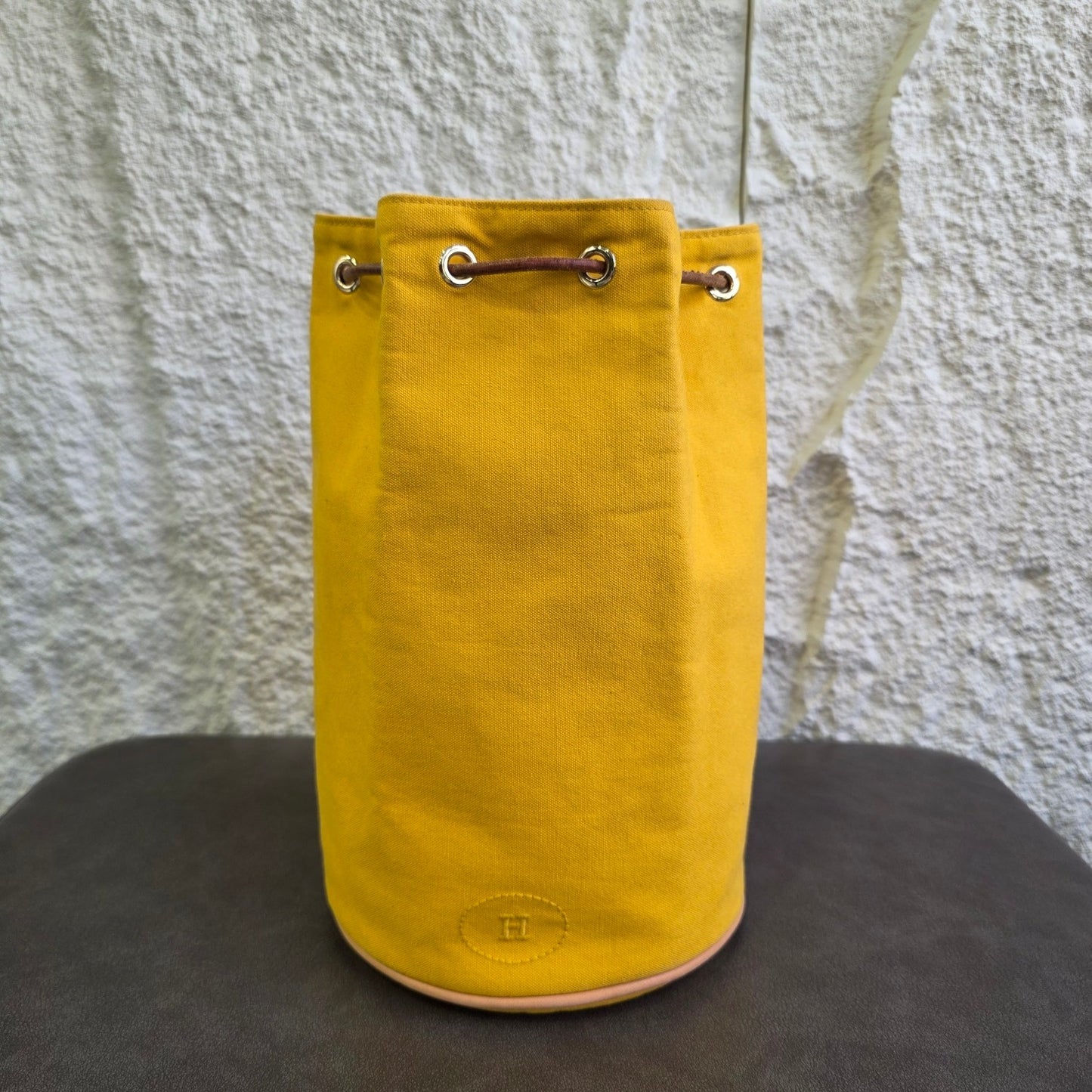 HERMES Canvas Bucket Bag [Pre-Owned]